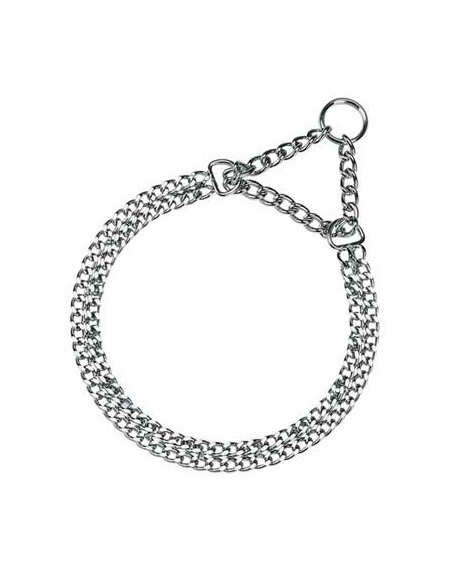 COLLARE A MEZZO STRANGOLO ACCIAIO NICHELATO CM 45