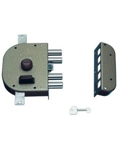 SERRATURA LEGNO APPLICARE 3250 CR C.POMPA M4 TRIPL+SCR E.MM 60 DX