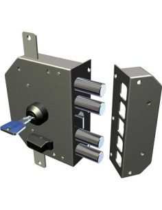 SERRATURA LEGNO APPLICARE 3250 K55/34 CR C.EUROPEO M4 TRIPL+SCR E.MM 60 DX