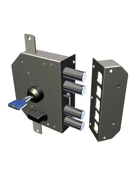 SERRATURA LEGNO APPLICARE 3250 K55/34 CR C.EUROPEO M4 TRIPL+SCR E.MM 60 DX