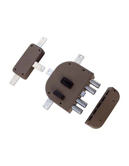 SERRATURA LEGNO APPLICARE 2350 PLUS CR DM M4 QUINT+SCR E.MM 60 DX