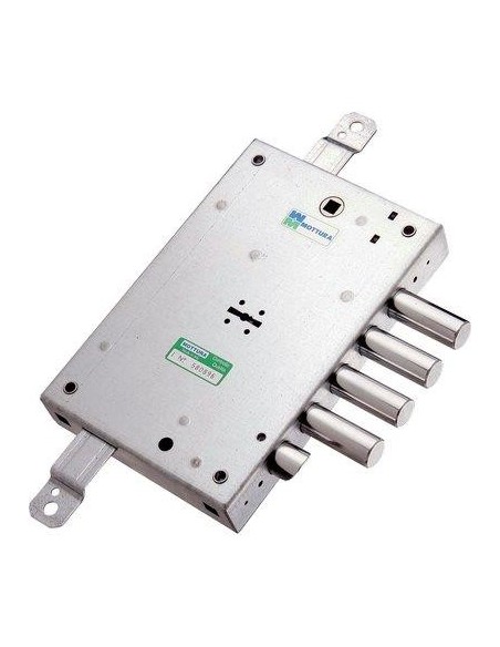 SERRATURA METALLO APPLICARE 52571ML MOTTURA DM M4 TRIPL+SCR IP.MM 28 E.MM 63 DX/SX SP.MM 10