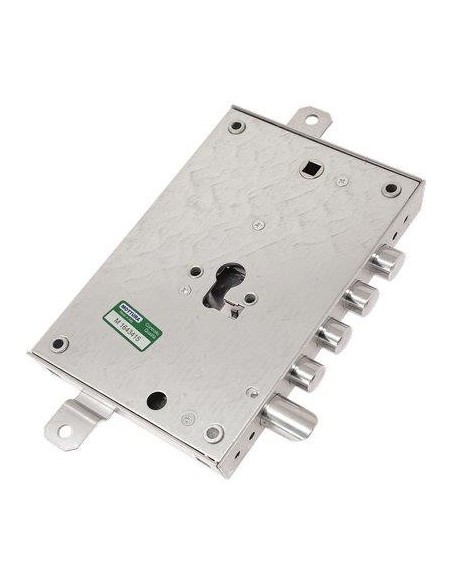 SERRATURA METALLO APPLICARE 85571AN MOTTURA F.SAGOM M4 TRIPL+SCR IP.MM 28 E.MM 63 DX SP.MM 10