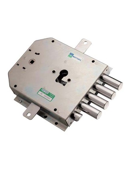 SERRATURA METALLO APPLICARE 85555 MOTTURA F.SAGOM M4 TRIPL+SCR IP.MM 25 E.MM 60 SX