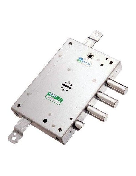 SERRATURA METALLO APPLICARE 52571 MOTTURA DM M4 TRIPL+SCR IP.MM 37 E.MM 60 DX