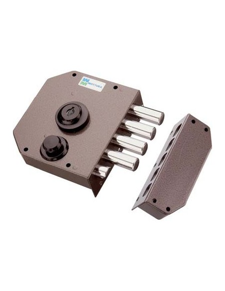 SERRATURA LEGNO APPLICARE 30610 MOTTURA C.POMPA M4+SCR E.MM 63 SX