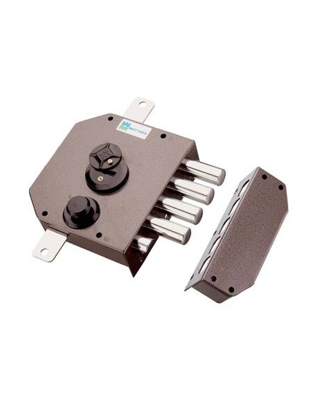 SERRATURA LEGNO APPLICARE 20530 MOTTURA DM M4 TRIPL+SCR E.MM 60 SX