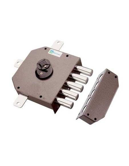 SERRATURA LEGNO APPLICARE 20540 MOTTURA DM M4 QUINT E.MM 60 SX