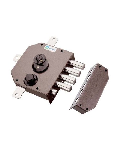 SERRATURA LEGNO APPLICARE 20550 MOTTURA DM M4 QUINT+SCR E.MM 60 DX