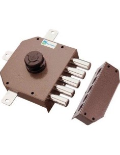 SERRATURA LEGNO APPLICARE 30641 MOTTURA C.POMPA M4 QUINT + POMOLO E.MM 63 DX