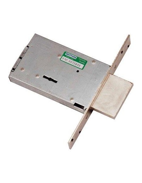 SERRATURA METALLO INFILARE 40702 MOTTURA B.Q ZINC F.MM 25 DM M4 H.MM 80 E.MM 60