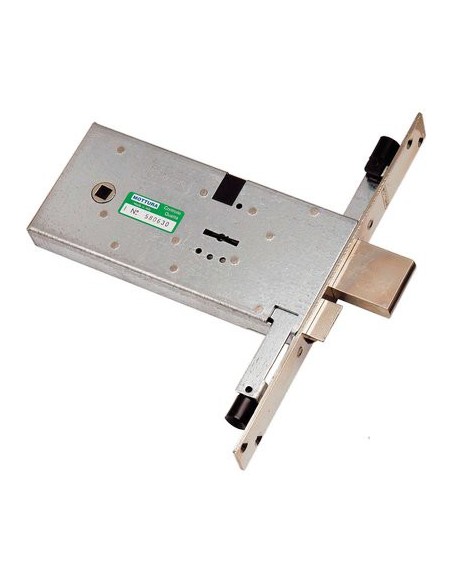 SERRATURA METALLO INFILARE 41823 MOTTURA B.Q ZIN F.MM 25 DM M4 TRIPL+SCR H.MM 82 E.MM 90