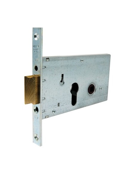 SERRATURA METALLO INFILARE 121 WELKA B.Q ZINC F.MM 16 F.SAGOM M1+SCR H.MM 78 E.MM 60