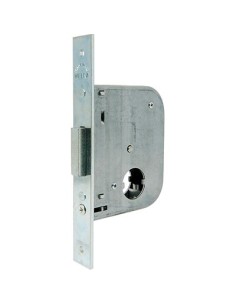 SERRATURA CANCELLO INFILARE 071450 WELKA B.Q ZINC F.MM 22 F.TONDO M2 E.MM 45 C.MM 28