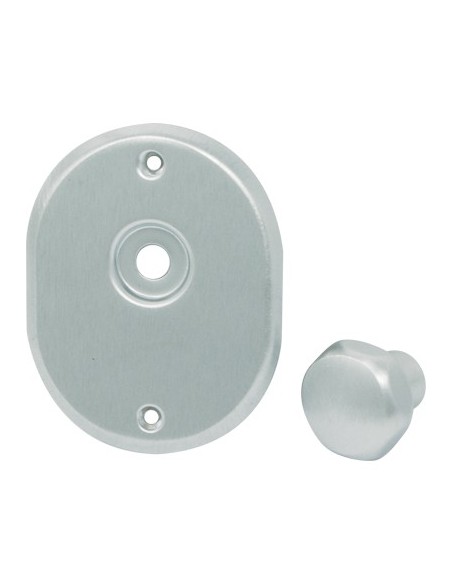 MOSTRINA E POMOLO X CILINDRO + PERNO 331L CIPIERRE MM 90X70  CROMO SATINATO