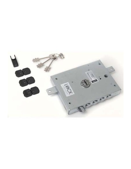 SERRATURA METALLO APPLICARE SER 611 DIERRE ATRA DM M4 TRIPL+SCR IP.MM 28 E.MM 63 DX