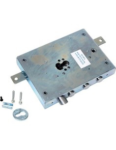 SERRATURA METALLO APPLICARE SER NE42 DIERRE ATRA F.SAGOM M4 TRIPL+SCR IP.MM 28 E.MM 73 DX