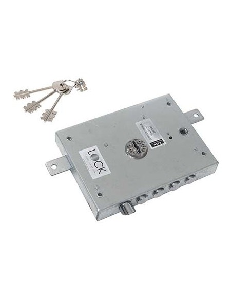 SERRATURA METALLO APPLICARE IMB 611 DIERRE ATRA DM M4 TRIPL+SCR IP.MM 28 E.MM 60 DX