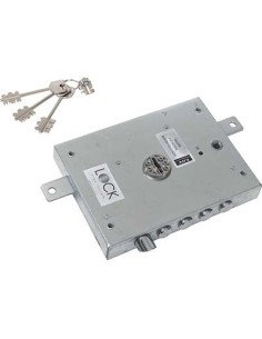 SERRATURA METALLO APPLICARE IMB 711 DIERRE ATRA DM M4 TRIPL+SCR IP.MM 28 E.MM 70 SX