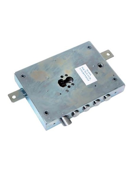 SERRATURA METALLO APPLICARE IMB NE42 DIERRE ATRA F.SAGOM M4 TRIPL+SCR IP.MM 28 E.MM 70 SX