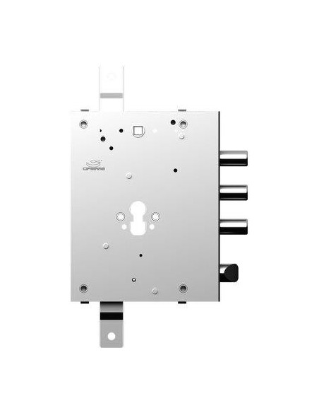 SERRATURA METALLO APPLICARE GA137 CIPIERRE F.SAGOM M2 TRIPL+SCR IP.MM 37 E.MM 90 DX/SX