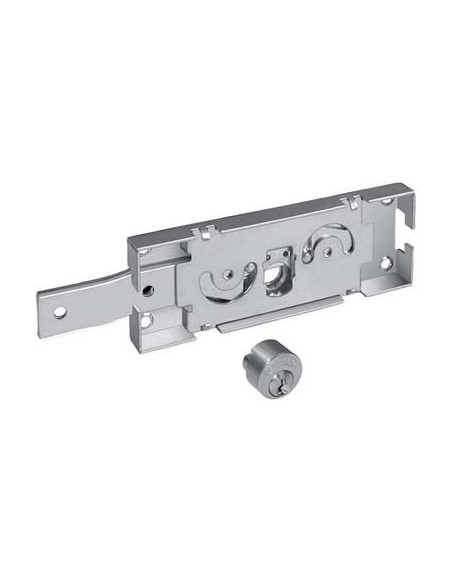 SERRATURA SERRANDA APPLICARE A412 PREFER C.TONDO FISSO LATERALE SX C.PIEGATO