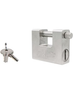 LUCCHETTO ANTISCASSO SSU-84UK ILSA ACCIAIO CARBONITRURATO CROMATO CHIAVI 3 MM 84