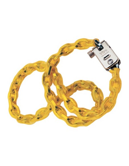 CATENA SICUREZZA CEMENTATA QUADRA + LUCCHETTO VIRO + GUAINA MM 5,5 L.CM  90