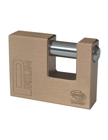 LUCCHETTO RETTANGOLARE CORBIN OTTONE CHIAVI 2 MM 70