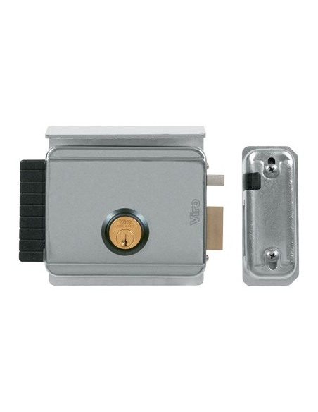 SERRATURA CANCELLO APPLICARE ELETTR V97 8992 VIRO C.TONDO FISSO+ SCR E.50 A 80 MM DX