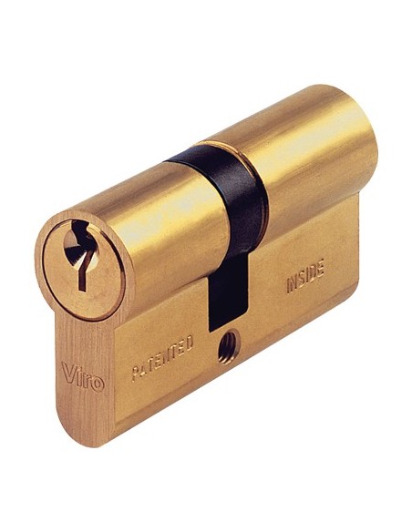 CILINDRO SAGOMATO 700 VIRO OTTONE CHIAVI 3 CAMMA DIN MM 66 33+33