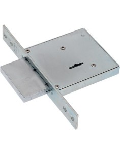 SERRATURA METALLO INFILARE 450/R SAB B.Q ZINC F.MM 25 DM M4 H.CM 90 E.MM 60