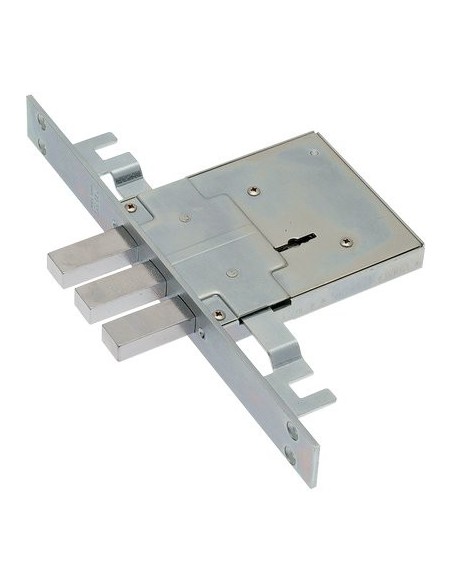 SERRATURA METALLO INFILARE 460/3S SAB B.Q ZINC F.MM 25 DM M4 TRIPL H.MM 90 E.MM 70