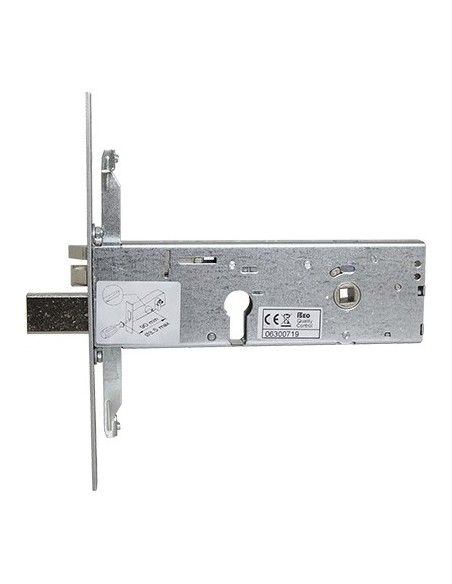 SERRATURA METALLO INFILARE ELETTRICA 96392 ISEO B.Q INOX F.MM 25 F.S 3M TRIP+SCR+Q8 H.MM 64 E.MM90