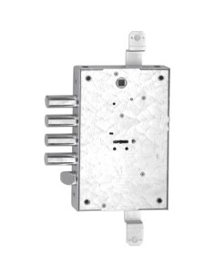 SERRATURA METALLO APPLICARE 608-01 ISEO DM M4 TRIPL+SCR IP.MM 28 E.MM 63 DX/SX (MOTTURA)