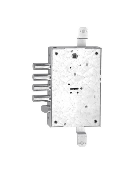 SERRATURA METALLO APPLICARE 608-01 ISEO DM M4 TRIPL+SCR IP.MM 28 E.MM 63 DX/SX (MOTTURA)