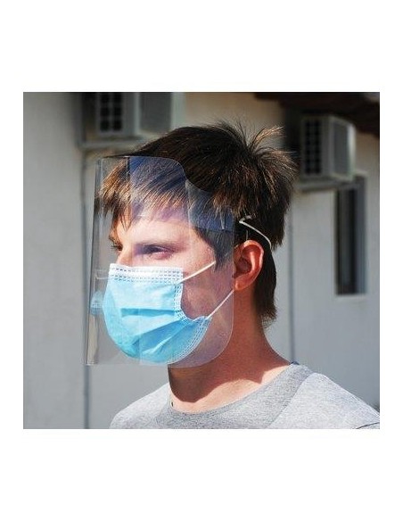 VISIERA PROTETTIVA VISION PET TRASPARENTE CM 22X31