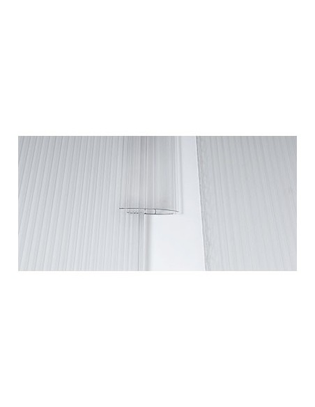 PROFILO GIUNZIONE H LASTRA ALVEOLARE POLICARBONATO TRASPARENTE H.CM 200 S.MM 10