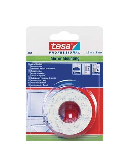 NASTRO BIADESIVO SPECCHI MOUNTING 66952 TESA MM 19 ML 1,5