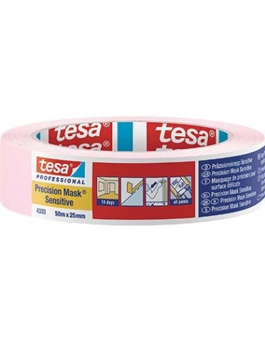 NASTRO CARTA SENSITIVE ROSA 4333 TESA MM 25 ML 50