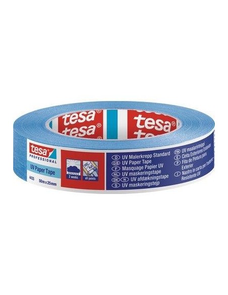 NASTRO CARTA ESTERNI BLU 4435 TESA MM 25 ML 50 PEZZI 6