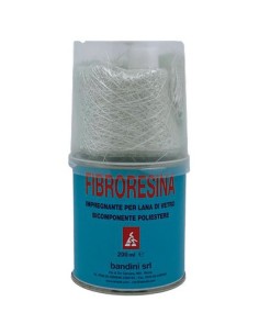 FIBRORESINA IN MINI KIT LANA VETRO E BICCHIERINO ML 200