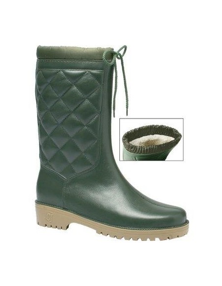 STIVALE PVC IMBOTTITO CARRARMATO WALENKY MA-CRI VERDE