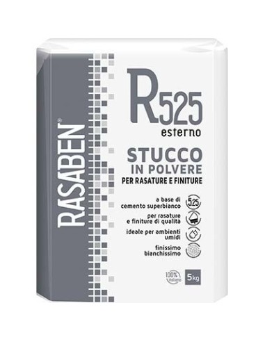 STUCCO POLVERE ESTERNO R525 K2 RASABEN KG  5