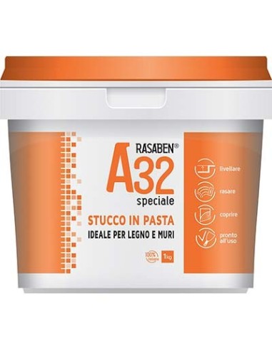 STUCCO PASTA LEGNO MURO A32 K2 RASABEN KG  1