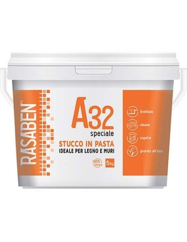 STUCCO PASTA LEGNO MURO A32 K2 RASABEN KG  5