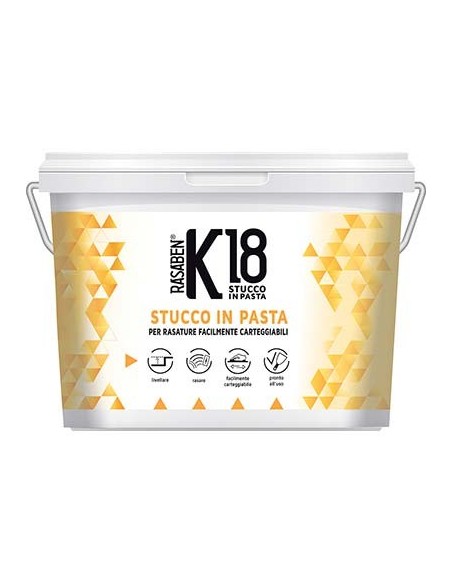 STUCCO PASTA RASATURA K18 K2 RASABEN KG 20