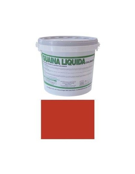 GUAINA LIQUIDA COLORATA VODICHEM ROSSO KG  5
