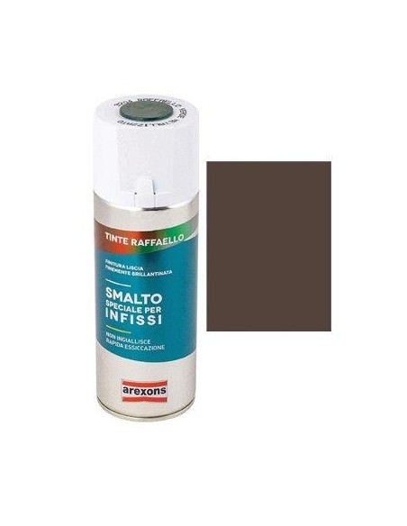 SMALTO SPRAY TINTA RAFFAELLO AREXONS 3202 MARRONE METALLIZZATO ML 400