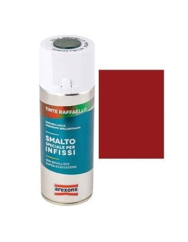 SMALTO SPRAY TINTA RAFFAELLO AREXONS 3203 ROSSO METALLIZZATO ML 400